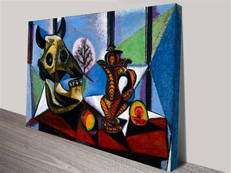 Bull Skull Fruit Pitcher By Pablo Picasso Art Prints