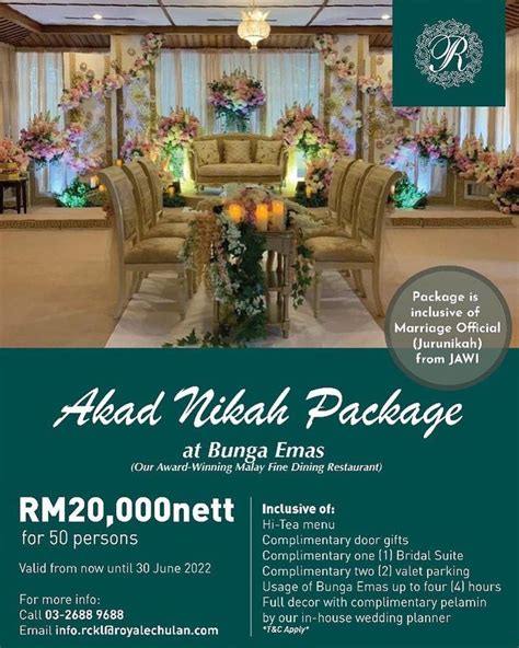 Malay Wedding Package Hotel Kuala Lumpur