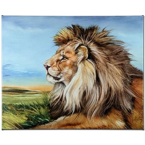 High quality guardian lion gifts and merchandise. Martin Katon Signed "Guardian Lion" Limited Edition 24x30 ...