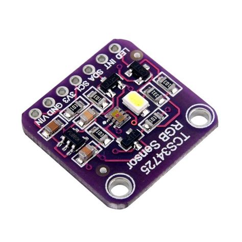 Tcs34725 Rgb Colour Sensor With Ir Filter And White Led For Arduino And