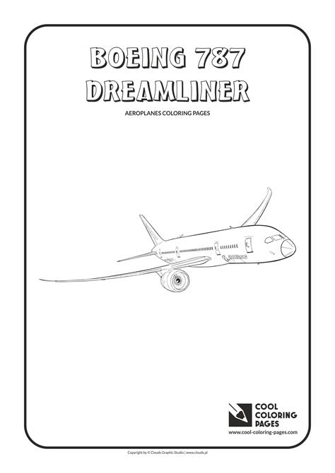 Cool Coloring Pages Boeing 787 Dreamliner Coloring Page Cool Coloring