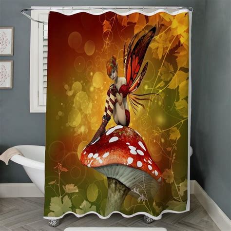 Autumn Fairy Shower Curtain By Fantasyartdesigns Cafepress