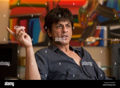 Indian Bollywood Hindi Film Actor Shah Rukh Khan India Asia Stock Photo