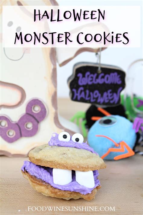 Halloween Monster Cookies These Halloween Monster Cookies Are The