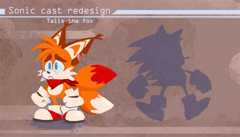 Sonic Redesign Tails By Nerfuffle On Deviantart