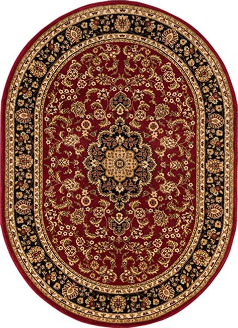 Well Woven Noble Medallion Red Floral Oriental Formal