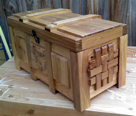 Custom Made Woven Wood Box By Against The Grain Custom Woodwork
