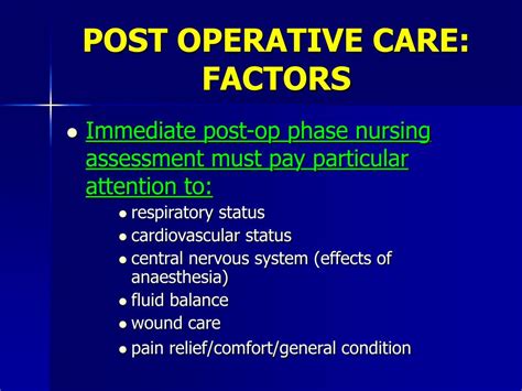 View and download powerpoint presentations on preoperative care ppt. PPT - Pre, Peri & Post op care Small group work PowerPoint ...