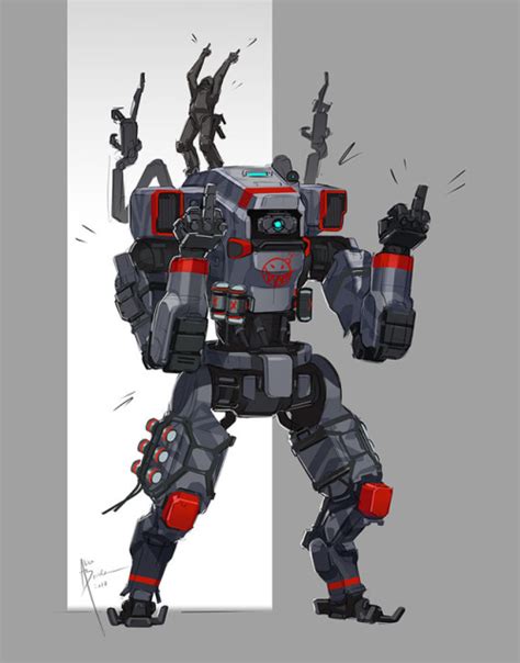 Mechanized Monsters Robot Concept Art Weapon Concept Art Armor