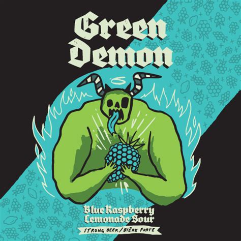 Green Demon Blue Raspberry Lemonade Sour New Level Brewing Untappd