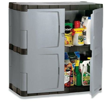 See more ideas about garage storage, basement storage here are some garage and basement organization ideas that actually add space. Rubbermaid Double-Door Storage Cabinet - Base, 36w x