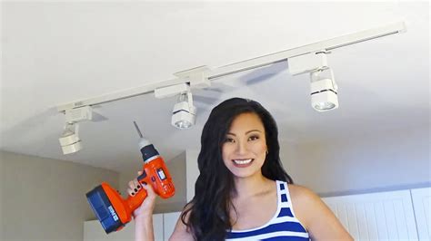 How To Install Track Lighting Changing A Light Fixture For Beginners