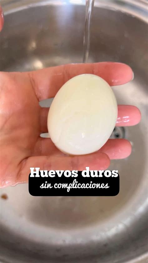 Cómo cocer un huevo duro perfecto y que se pele fácil Tips de