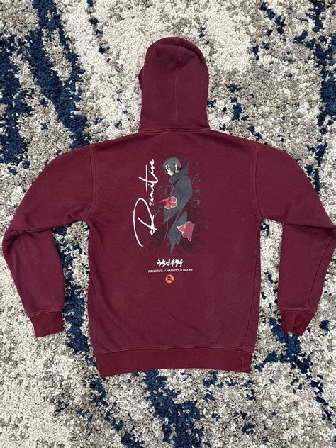 2002 Primitive X Naruto Itachi Hoodie Size Small Pull Gem