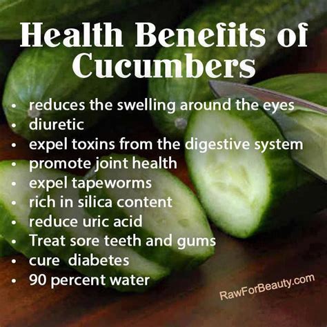 Some Of The Health Benefits Of Cucumbers Cucumber Health Benefits