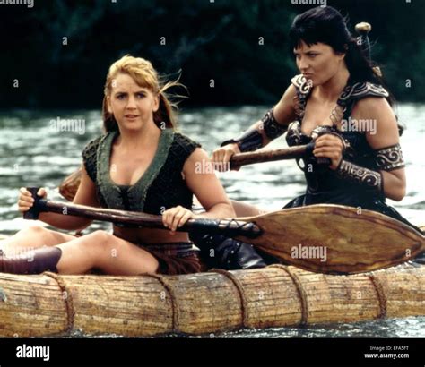 Lucy Lawless Renee Oconnor Xena Stock Photos And Lucy Lawless Renee