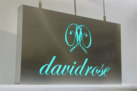 Wall Hangings Home And Living Customized Backlit Metallic Logo