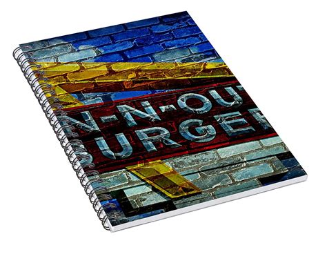 Classic Cali Burger 24 Spiral Notebook For Sale By Stephen Stookey