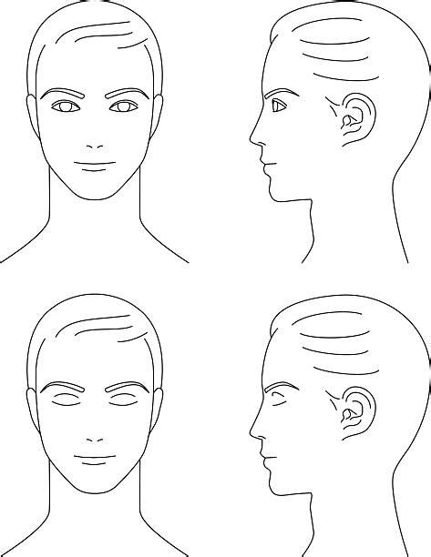 18 Man Face Line Art Vector Gordon Gallery