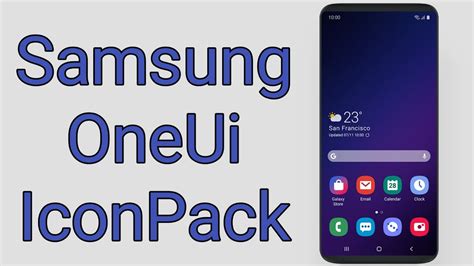 Samsung One Ui Icon Pack On Any Android 2019 Youtube