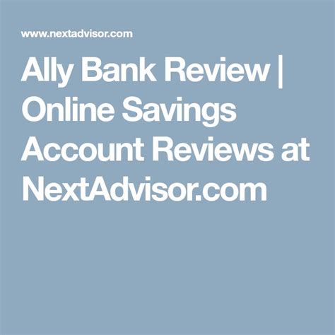 Easy to get ally visa debit card by opening checking account online, so you can earn interest on account, enjoy free atm transactions, many ways load money. Ally Bank Review | Online Savings Account Reviews at NextAdvisor.com | Bank reviews, Online ...