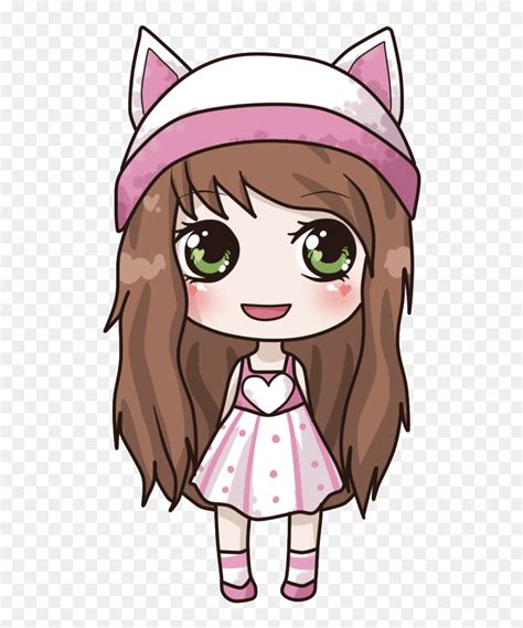 Easy Cute Anime Kawaii Girl Drawing Hd Png Download Vhv