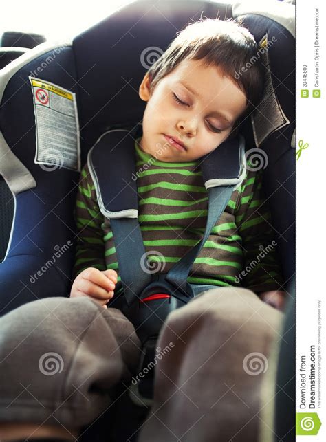 They usually study child care topics and work in a licensed child care. Sleeping In Car Seat Stock Photo - Image: 20445800
