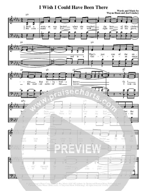 I Wish I Could Have Been There Sheet Music Pdf The Perrys Praisecharts