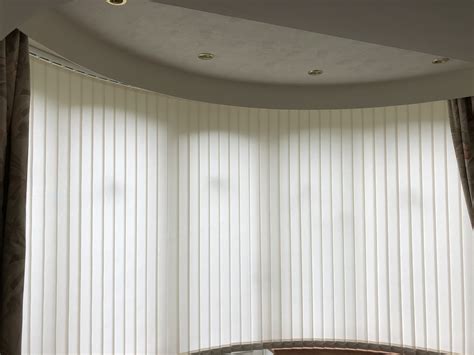 Curved vertical blinds for your home or business | Devonshire Blinds