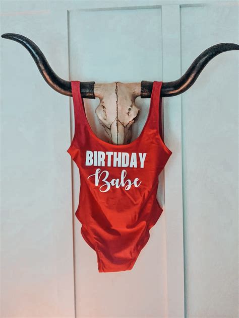 Birthday Swimsuit Dirty Thirty Bathing Suit High Cut Etsy Canada