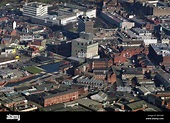 Aerial view of Walsall Town Centre West Midlands England Uk Stock Photo ...