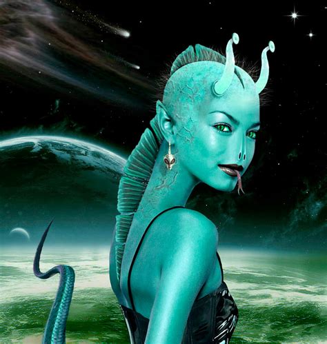 Alien Seductress By Funkwood On DeviantArt