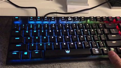 Acer Predator G1tesoro Gram Spectrum Rgb Backlight Mechanical Keyboard