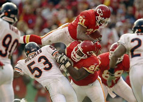 You can find her watching basketball, football and baseball! The best Kansas City Chiefs to ever wear the uniform: No. 31