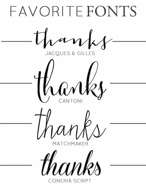 You can also edit fonts using photoshop. Stylish Wedding Thank You Note Cards on Pinterest ...