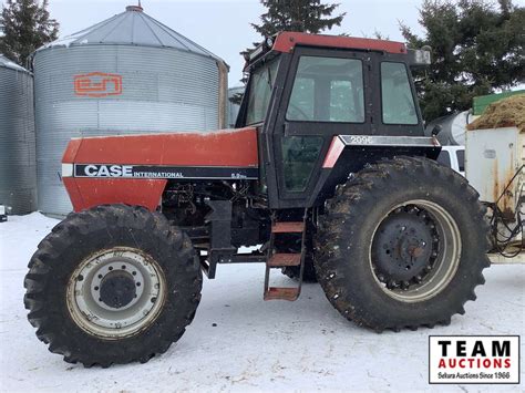 1986 Case International 2096 Mfwd Loader Tractor 21bb Team Auctions