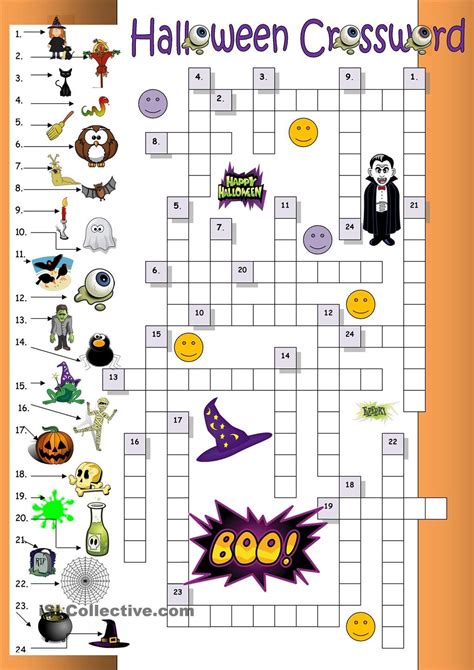 Halloween Printable Crossword Puzzles