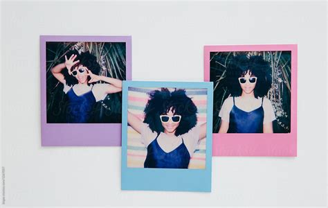 Polaroid Prints Of Cool Mixed Race Woman By Stocksy Contributor