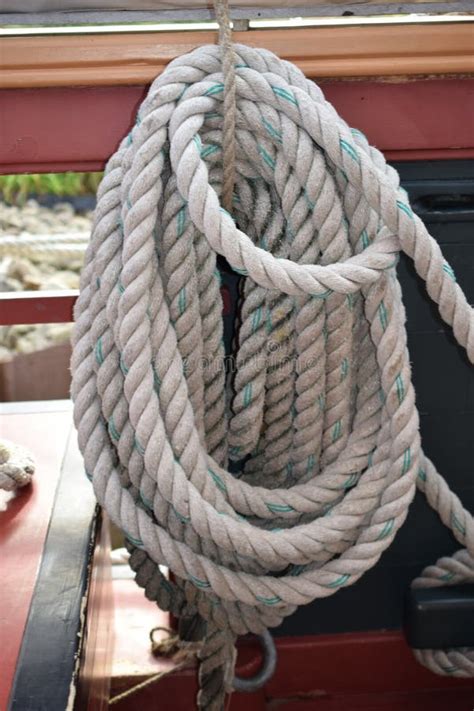 Nautical Ropes Stock Photo Image Of Ropes Historicnwooden 91667598
