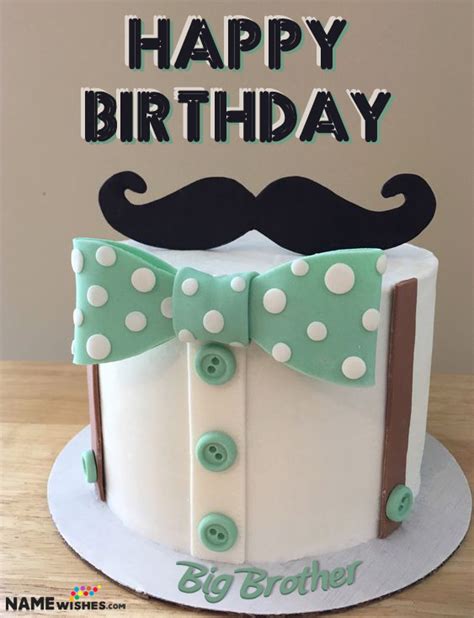 Happy Birthday Big Brother Cake