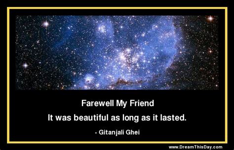 Farewell My Friend By Gitanjali Ghei