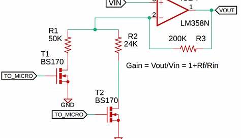 Programmable Gain Amplifier using MOSFET and Transistor | Electronics