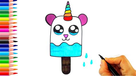 Panda Dondurma Nasıl Çizilir Dondurma Çizimi Kolay How To Draw