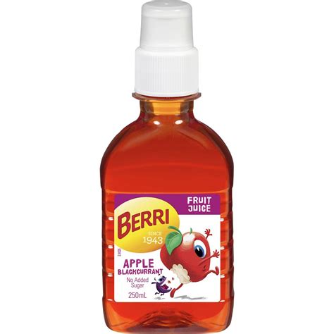 Berri Pop Tops Apple Blackcurrant Juice 250ml Woolworths