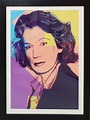 ANDY WARHOL 'Mildred Scheel', 1980, colour silkscreen with diamond dust ...