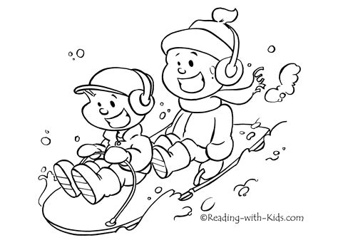 Winter Season Coloring Pages Crafts And Worksheets For Preschool