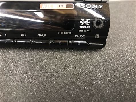 Sony Cdx Gt280 Xplod Car Radio Stereo Face Front Panel Complete