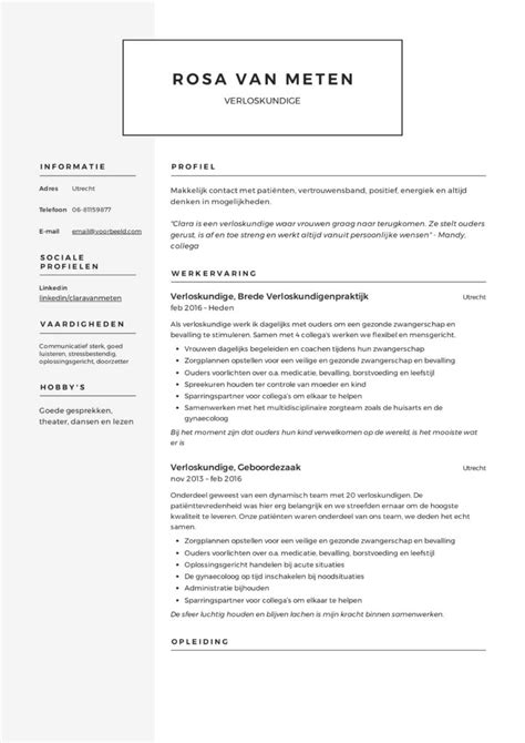 12 Verloskundige Cv Voorbeelden And Cv Gids 2022