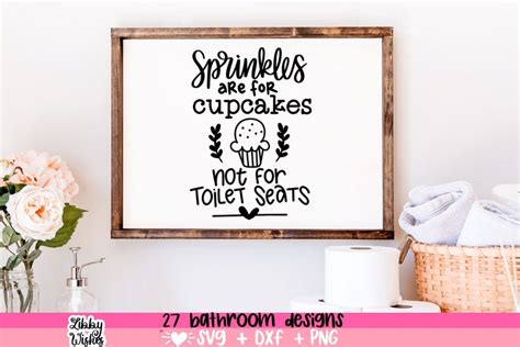 Bathroom SVG Bundle Funny Bathroom SVG Bathroom Signs Svgs Etsy