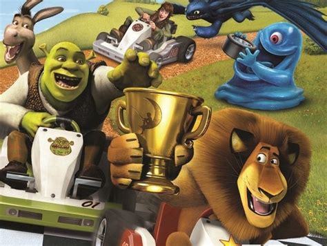 Shrek Madagascar Star In Crossover Kart Racer Gamespot